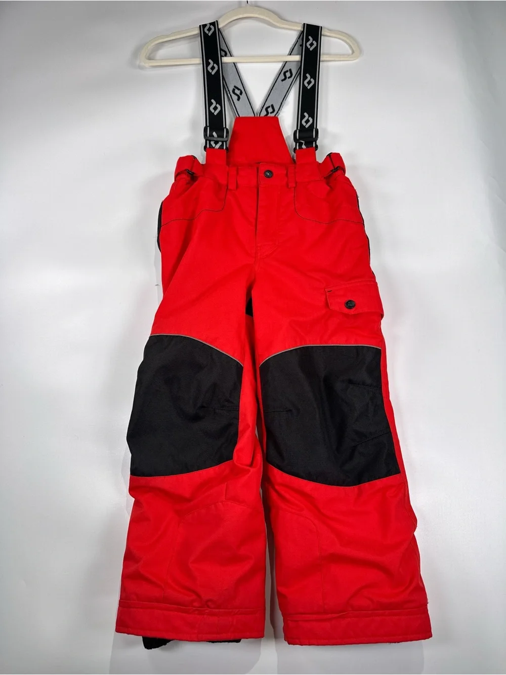 Jupa Dridux Insulated Ski Bib Pants Waterproof Snow Gear Red Black Size 6